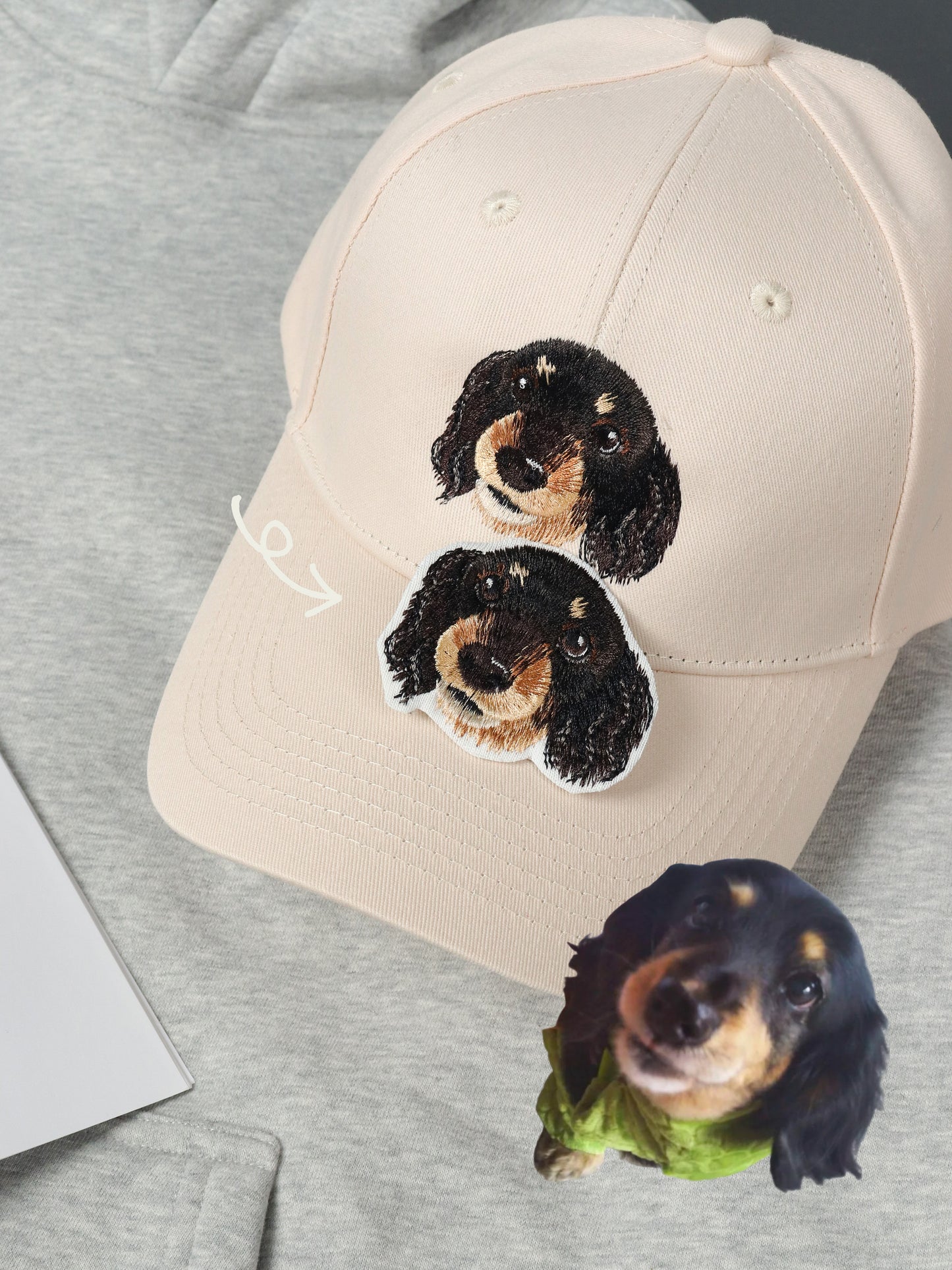 Custom Pet Embroidered Patch Hat
