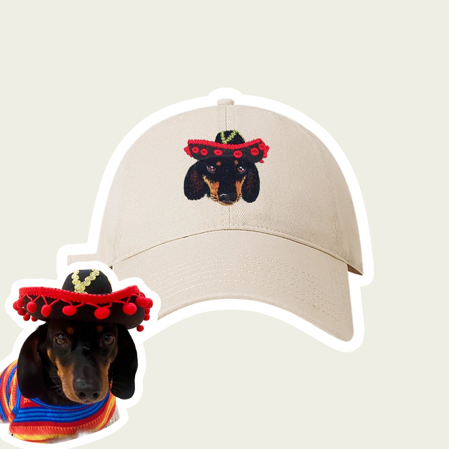 Custom Pet Embroidered Patch Hat