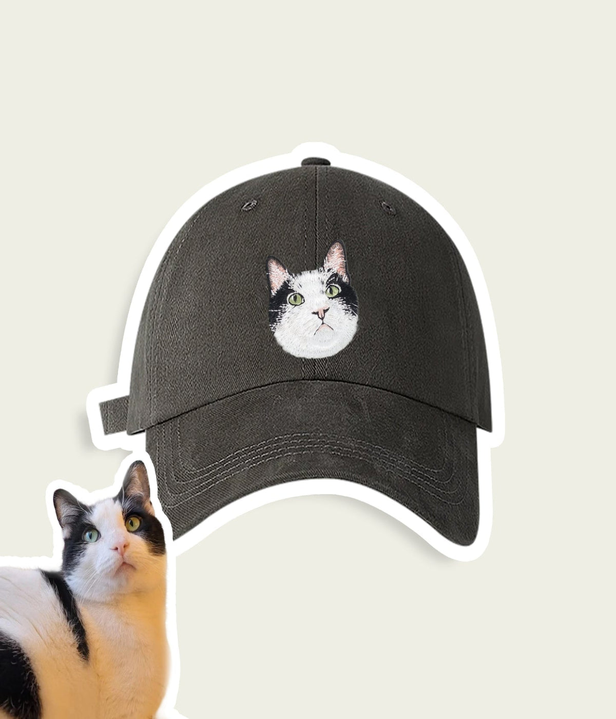 Custom Pet Embroidered Patch Hat