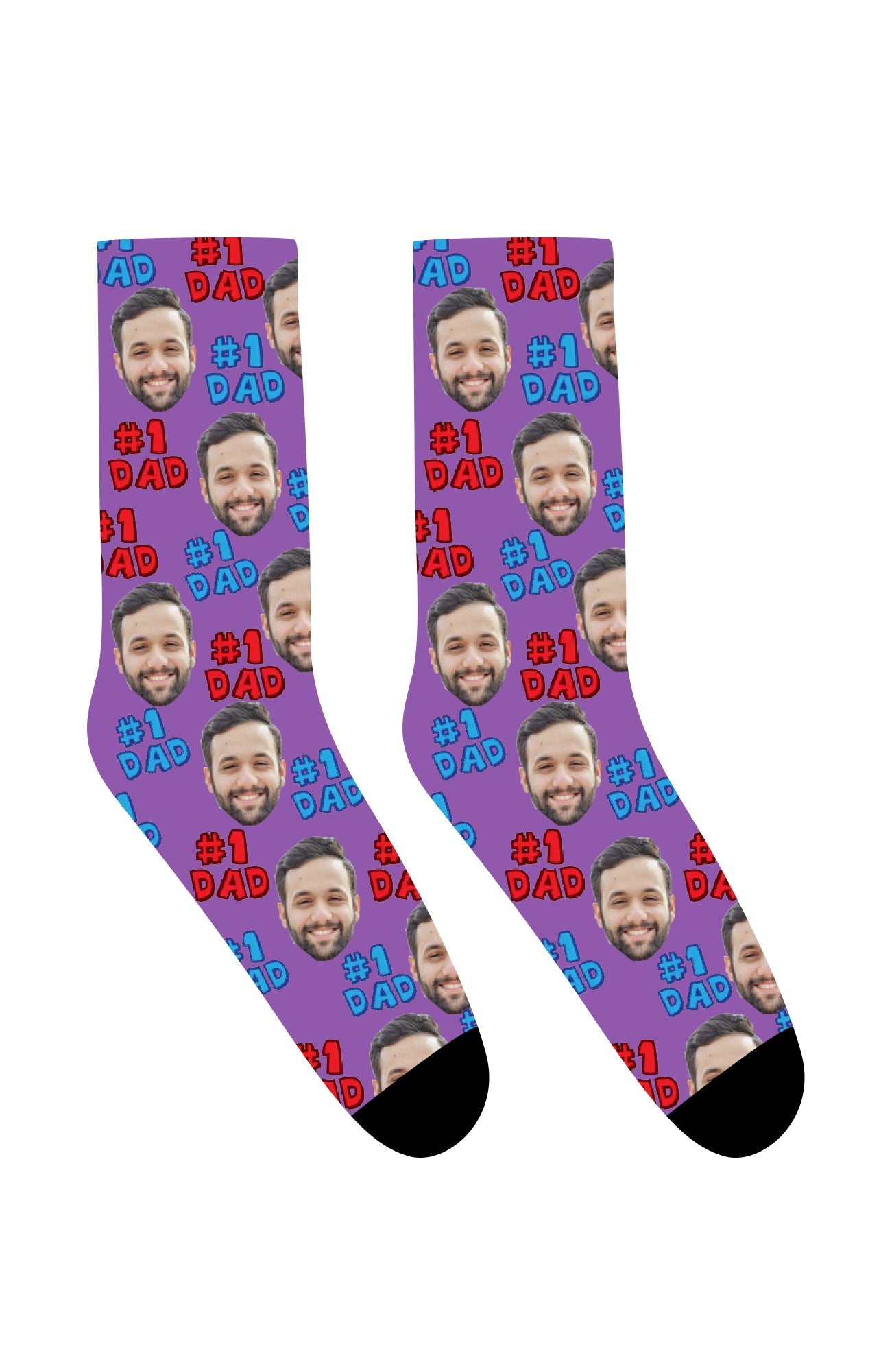 Custom Fun Patterns Socks for Dad