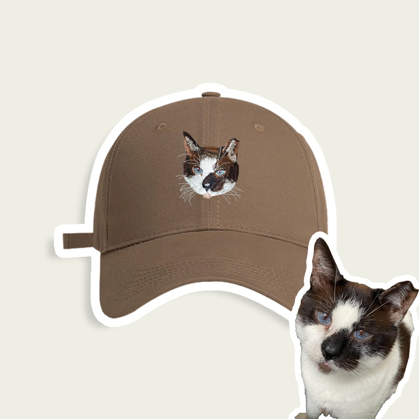 Custom Pet Embroidered Patch Hat