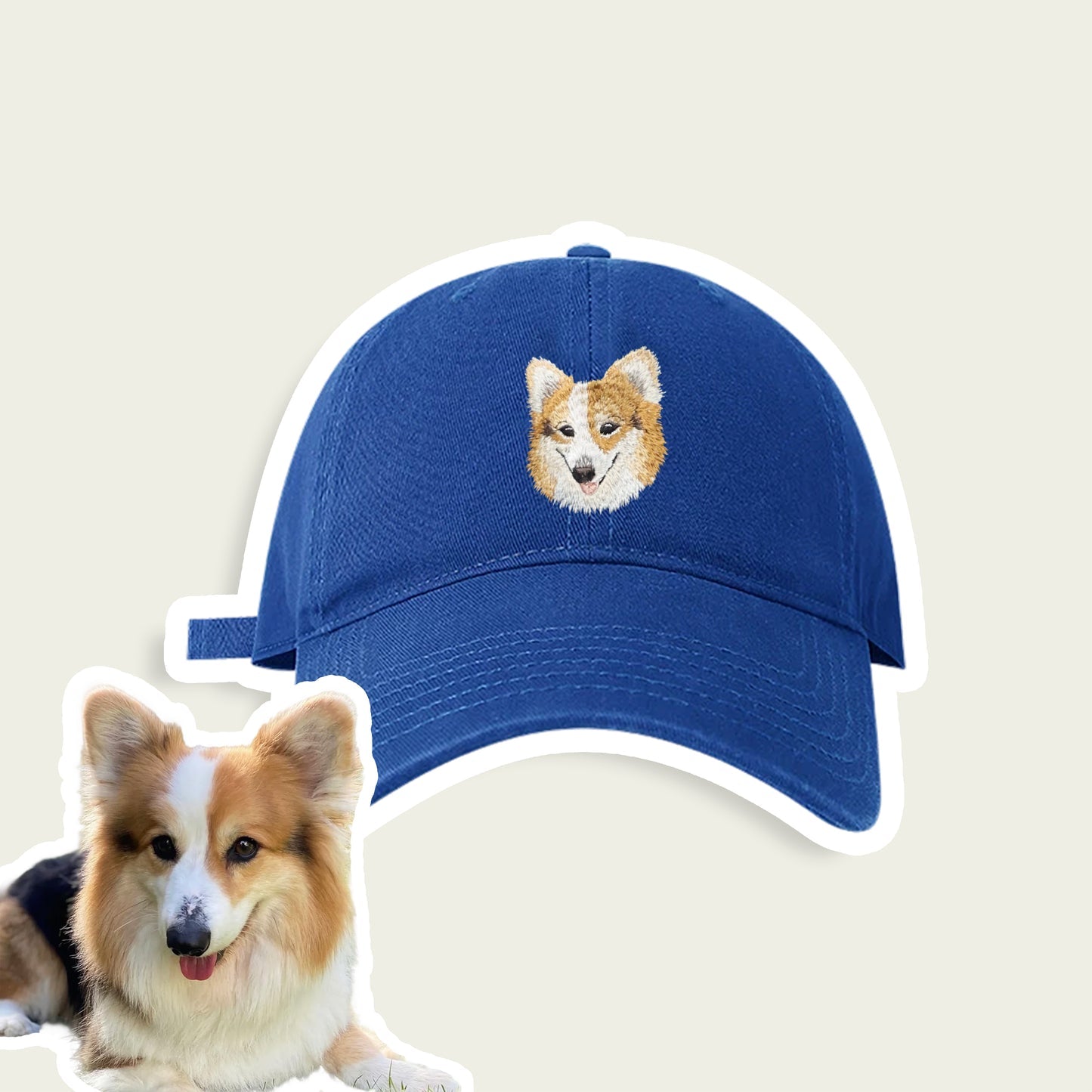 Custom Pet Embroidered Patch Hat
